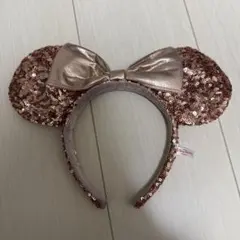 ミニー耳カチューシャ ローズゴールド