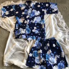 Catherine cottage キャサリンコテージ甚平130サイズ花柄　浴衣