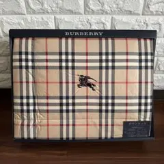 未使用 BURBERRY バーバリー 羽毛肌掛け布団 ノバチェック ダウンケット