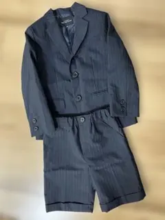 グリーンレーベルリラクシング　キッズ　スーツ　入学式　115 ストライプ