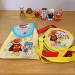 アンパンマン ブロックラボ ブロックドールセット、ガチャ、ポーチ、ミニリュック