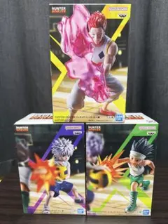HUNTER×HUNTERフィギュア ゴン キルア ヒソカ G.I.編 セット