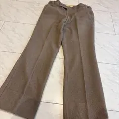 メンズ スラックス 昭和レトロ ヴィンテージ ズボン 柄パンツ　チェック柄