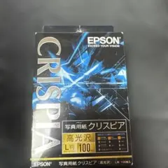 エプソン クリスピア 写真用紙 高光沢 L判100枚 KL100SCKR