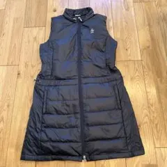 マンシングダウンベストワンピース 黒Ｌ