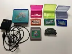 ゲームボーイアドバンスsp 充電器、カセット（ポケモン）つき、動作確認済