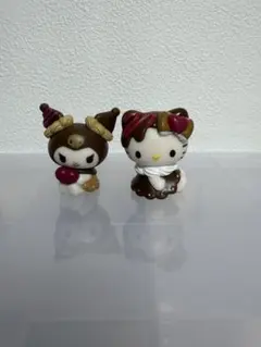 サンリオキャラクターズ チョコレートドール キティ　クロミ