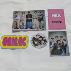 smart 7月号 M!LK 集合 ステッカー ピンナップ セット