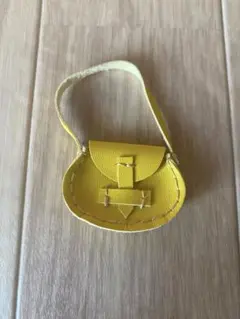 革　レザー　ドール用　バッグ　アウトフィット 1/6 職人　イエロー　黄色