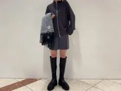 JEANASIS 7GカタアゼダブルZIPカーディガン 989702のサムネイル