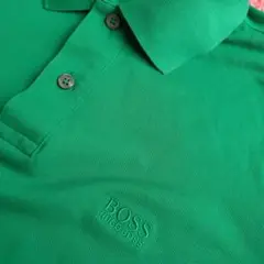 BOSS グリーン ポロシャツ PIMA COTTON