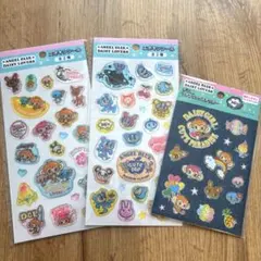 新品 エンジェルブルー デイジーラヴァーズ デニムシール エポキシ 3枚セット