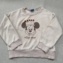 キッズ服 トレーナー 110 裏起毛 ディズニー ミッキー