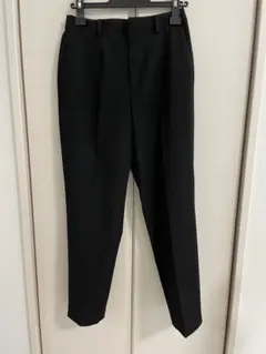 UNIQLOユニクロ スマートアンクルパンツ　ブラック 黒　M テーパード