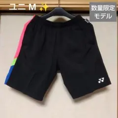✨ ⑦ YONEX ハーフパンツ／ベリークール／ユニ М／ブラック／数量限定