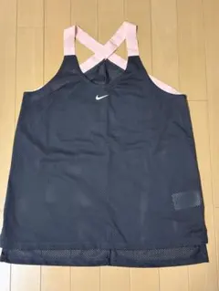 Nike just do it. タンクトップ　ブラック×ピンクのサムネイル