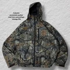 Cabela'sリアルツリーカモマウンテンパーカー90s古着vintage激レア