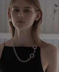 新品未使用　Horsebit short necklace シーズマーラ