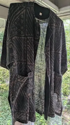 リネン ノーカラージャケット