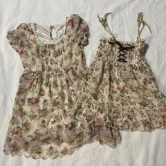 花柄チュニック