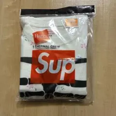 新品未使用】25FW SupremeHanes Thermal Crew L - メルカリ