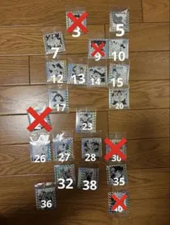 ドラゴンボール 40周年記念 シール　ウエハース2 17種まとめ売り