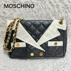 MOSCHINO ショルダーバッグ ライダース キルティング チェーンのサムネイル