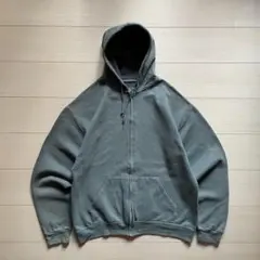 90s 00s fruit of the room ジップパーカー カーキのサムネイル