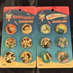 【未開封】 トイストーリー2 缶バッジセット 2種セット