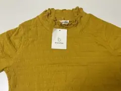 未使用　branshesマスタード フリル襟 トップス150
