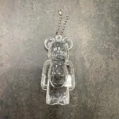 ベアブリック用 キーホルダー BE@RBRICK クリアケース チェーン付 嵐