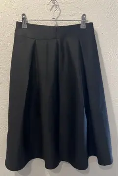 [美品]Absurd ブラック系 無地 プリーツロングスカート L