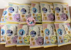 ディズニー刺繍缶バッジ ビスケットのみ12袋＆不思議の国のアリス缶バッジ