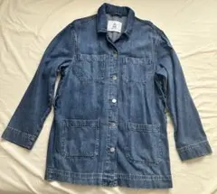 【美品】H&M DENIM デニムジャケット ミドル丈