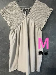 【新品】しまむらReLaxdantiaシャーリングブラウン　M 淡薄橙　ベージュ