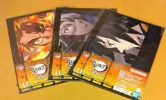 【新品・未開封品】ミニビジュアルポスター 3枚セット　A4　鬼滅の刃　一番くじ