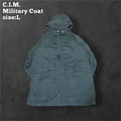 USA古着 C.I.M. ミリタリーコート モッズコート フランス軍 オリーブL