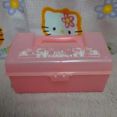 サンリオ ハローキティ 収納ケース 小物ケース 2002年製 当時物のサムネイル