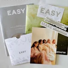 LESSERAFIM 公式 EASY Vol 3 ポスター ポストカード CD