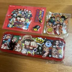 ジャンプフェスタ　2025 ワンピース　文具セット　キーホルダー　ぷくぷくシール