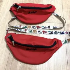 ALL STAR 赤 ウエストポーチ