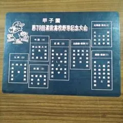 横浜高校優勝回 下敷き