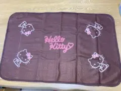 ハローキティ フリースブランケット ブラウン