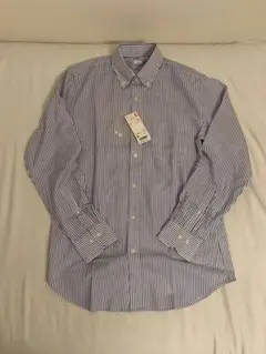 UNIQLO スリムフィット ストライプシャツ Mタグ付未使用品　定価2990