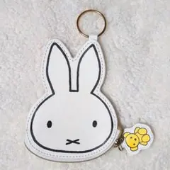 ミッフィーmiffyダイカットコインケース小銭入れキーホルダー