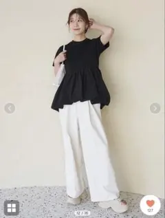 ドッキングバルーンカットソー/UVカット/接触冷感のサムネイル