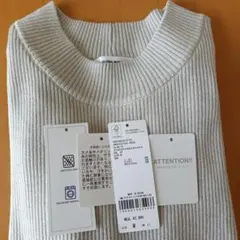 GLOBALWORK　アンチピリングなめらかリブハイネック　Mサイズ