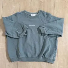 muucloset ロゴmtm トレーナー M