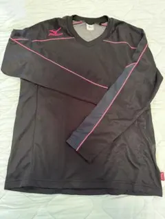 Mizuno 長袖 Vネック トレーナー ロンT