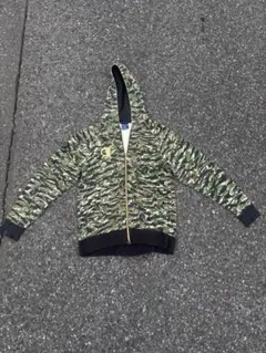Champion ジップパーカー 迷彩 ストリート M